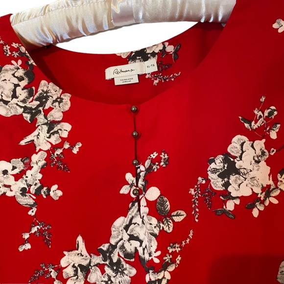 Flower Pattern Top - Size XL - Picture 2 of 4